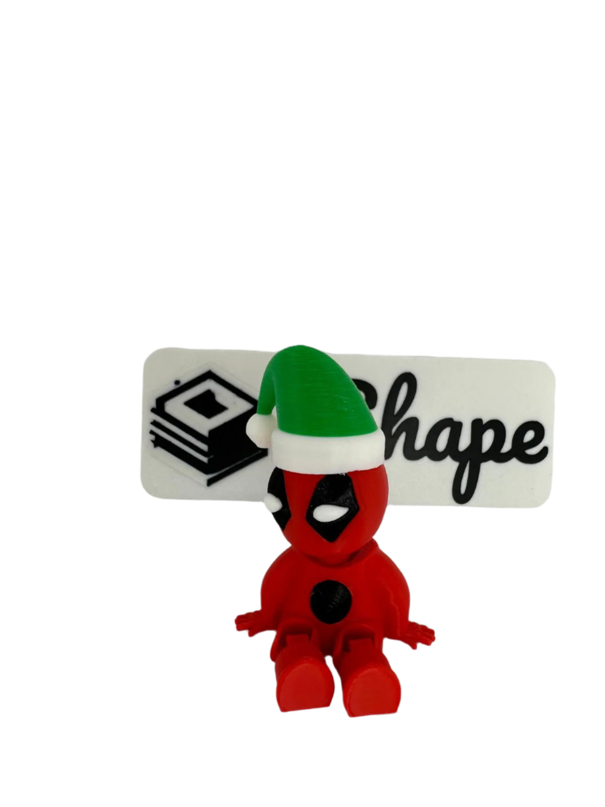 Figurina 3D Baby Santa Deadpool 8cm - eShape