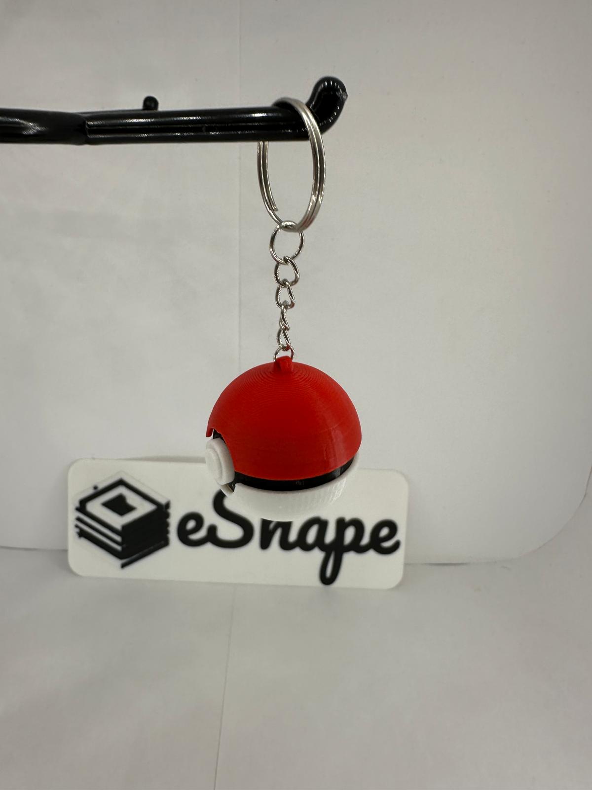 Breloc 3D Pokeball - eShape